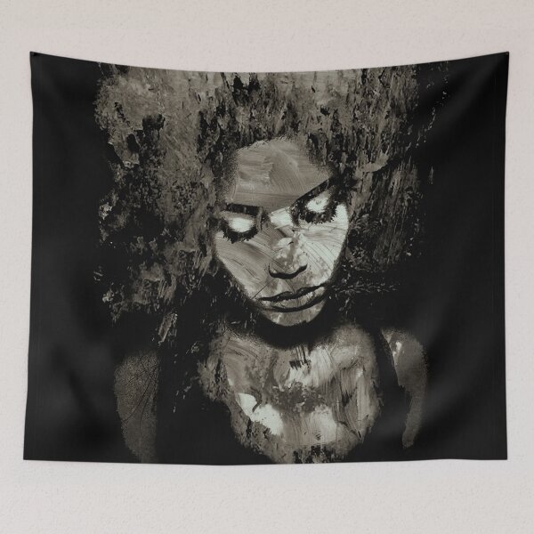 Item preview, Melancholy Woman Portrait designed and sold by caracatita75.