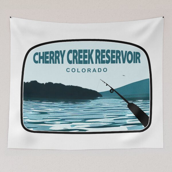 Item preview, Cherry Creek Reservoir Colorado Fishing Rod designed and sold by Esskay Designs.