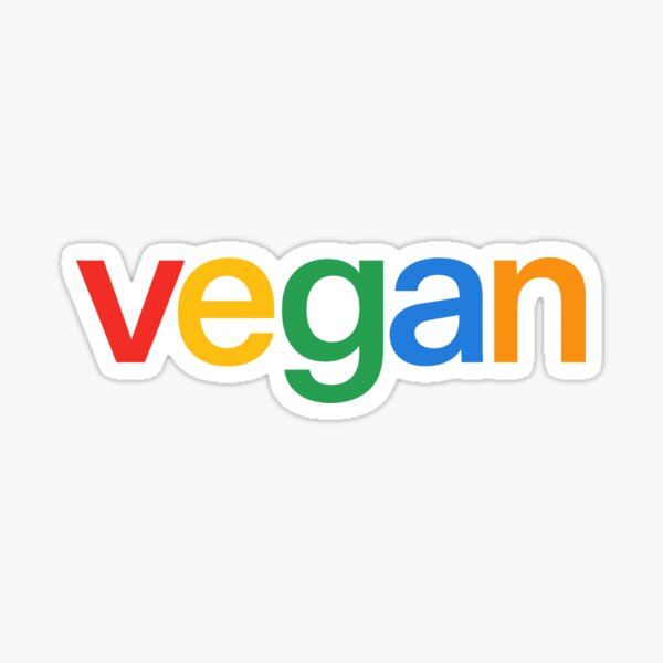 Artikel-Vorschau von Vegan google logo, designt und verkauft von drewleigh-shop.