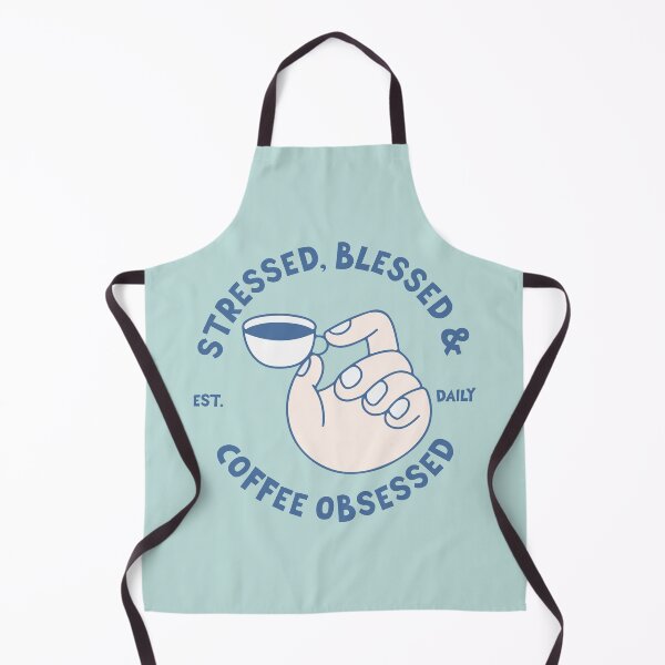 Item preview, Stressed, Blessed & Coffee Obsessed designed and sold by chillaxcats.