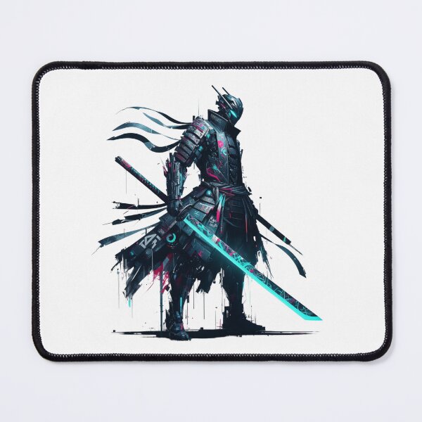Item preview, Street art Graffiti Cyberpunk Samurai - Futuristic Warrior Aesthetic designed and sold by latelierdechris.