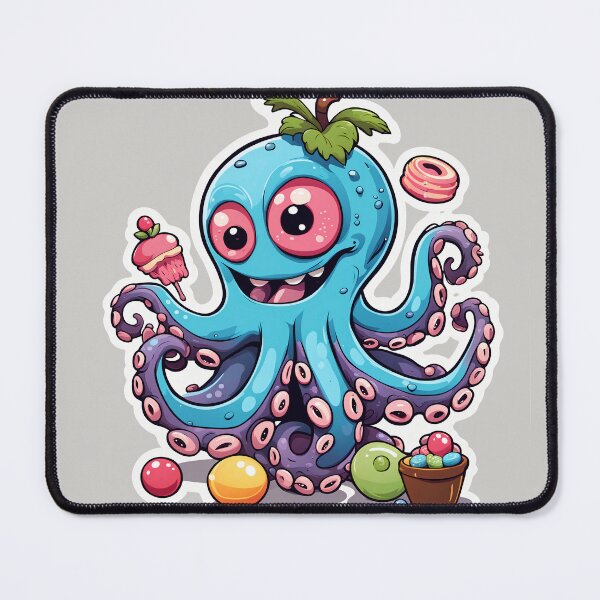 Item preview, Delicious weird Octopus Monster`s designed and sold by Vj-Sets-Shop.