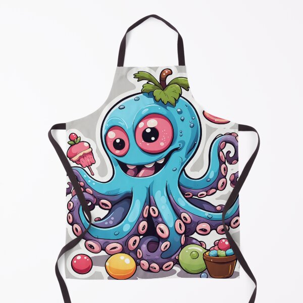 Item preview, Delicious weird Octopus Monster`s designed and sold by Vj-Sets-Shop.