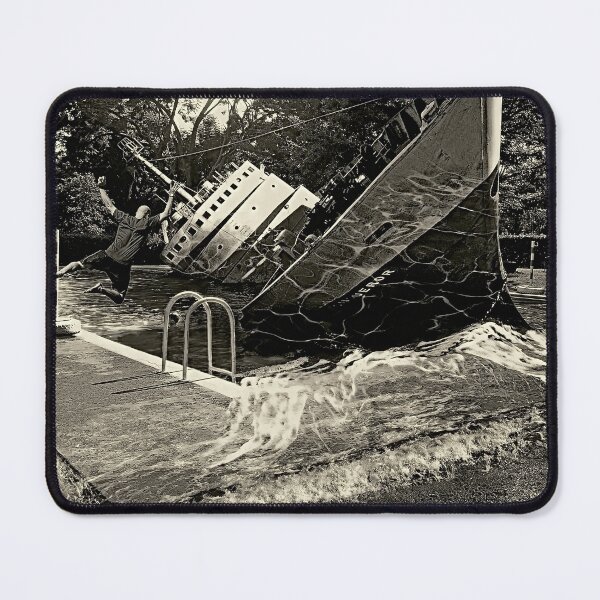 Item preview, Sinking Ship in Pool Collage designed and sold by caracatita75.
