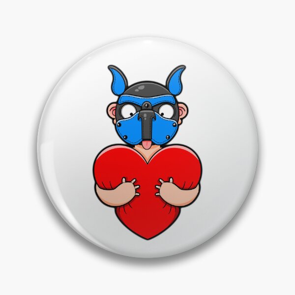 Item preview, Gay Blue Pup Love | Queer Pride Pup Art designed and sold by Love Burty.