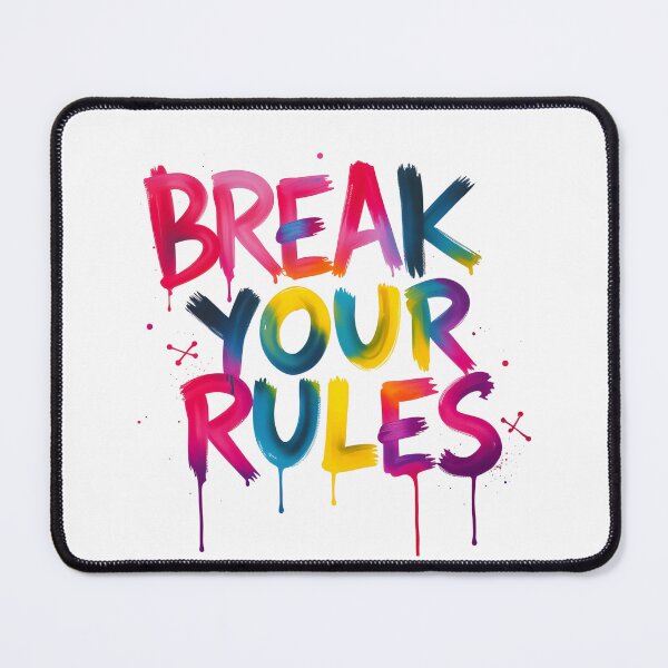 Item preview, Street art Graffiti Break your rules - Break the rules designed and sold by latelierdechris.