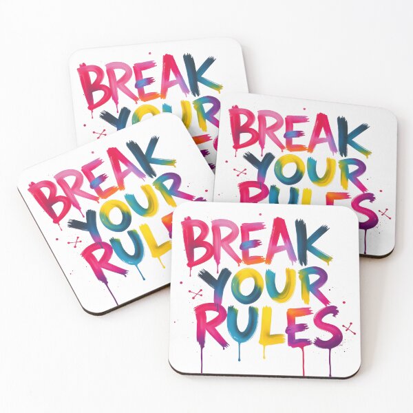 Item preview, Street art Graffiti Break your rules - Break the rules designed and sold by latelierdechris.