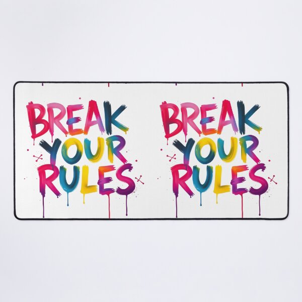 Item preview, Street art Graffiti Break your rules - Break the rules designed and sold by latelierdechris.
