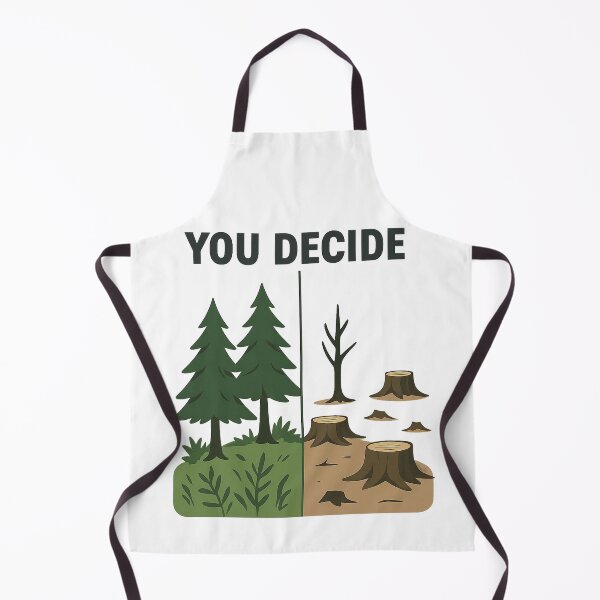 Item preview, You Decide – Forest vs. Deforestation Environmental Message designed and sold by Mjonkey.