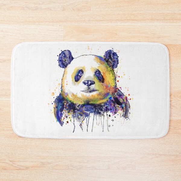 Item preview, Colorful Panda Head Watercolor designed and sold by caracatita75.