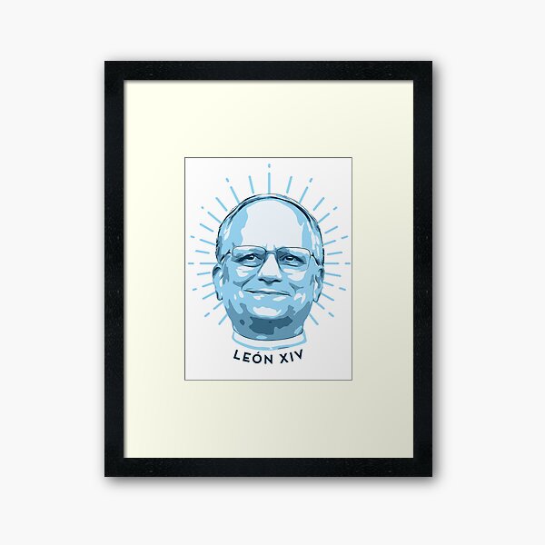 Vista previa del artículo con la obra «Papa León XIV – Retrato Papal Contemporáneo», diseñado y vendido por ratartdesign.