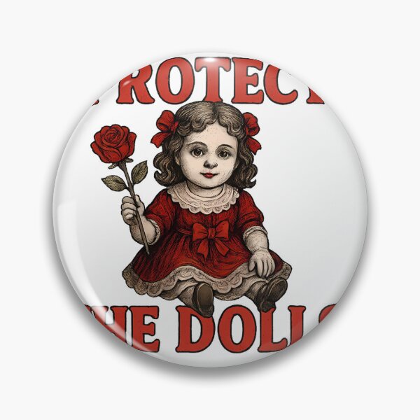 Item preview, Protect the Dolls - Vintage Gothic Doll Art designed and sold by sabily.
