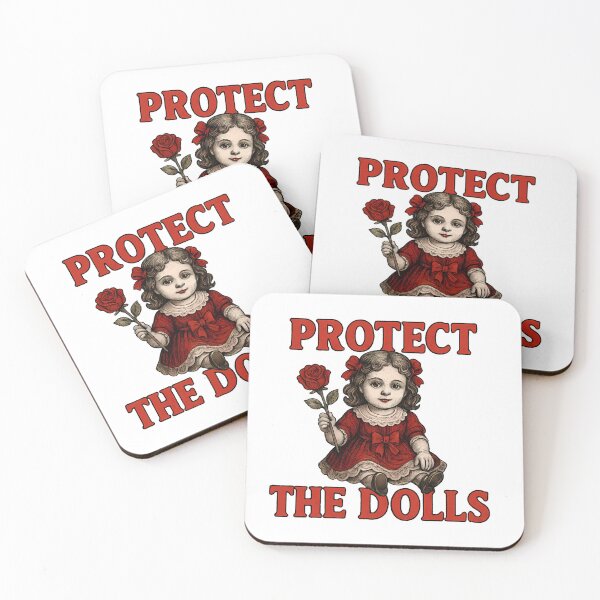 Item preview, Protect the Dolls - Vintage Gothic Doll Art designed and sold by sabily.