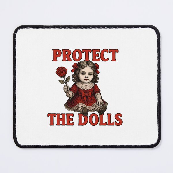 Item preview, Protect the Dolls - Vintage Gothic Doll Art designed and sold by sabily.