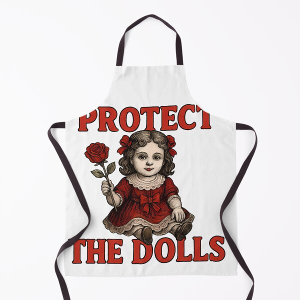 Item preview, Protect the Dolls - Vintage Gothic Doll Art designed and sold by sabily.