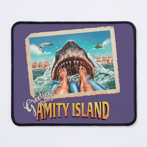 Item preview, Greetings from Amity Island designed and sold by StemoArtDesign.