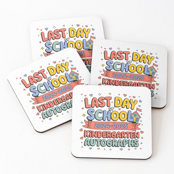 Item preview, Finally Last Day of School 2024-2025 Kindergarten Autographs designed and sold by ArtByKatti.