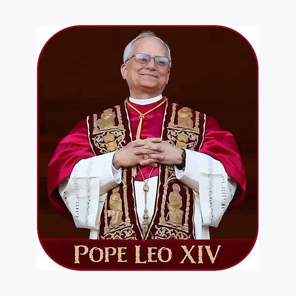 Item preview, Pope Leo XIV designed and sold by Angry Swan Designs.