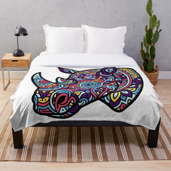 Item preview, Intricate rhino designed and sold by SpectrumShine.