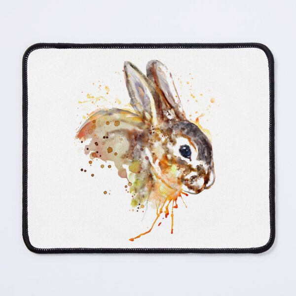 Item preview, Watercolor Bunny Portrait – Mr. Bunny designed and sold by caracatita75.