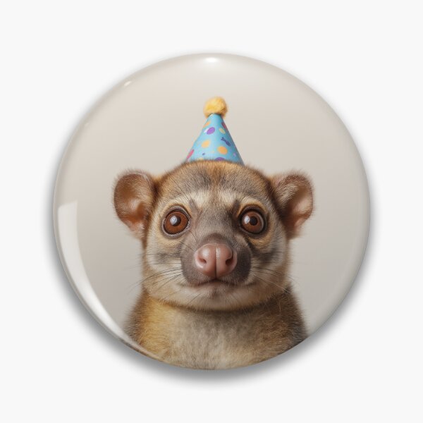 Item preview, Cute Kinkajou with Party Hat Birthday Celebration designed and sold by LazyOwlStore.