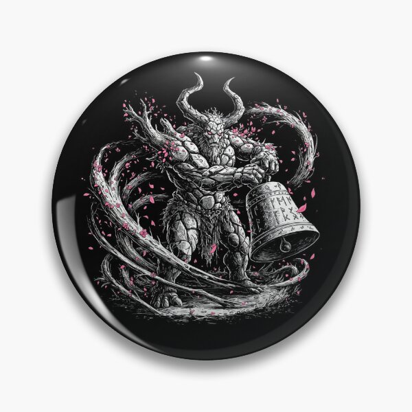 Item preview, Stone Guardian with a Huge Bell designed and sold by PixCthulhu.