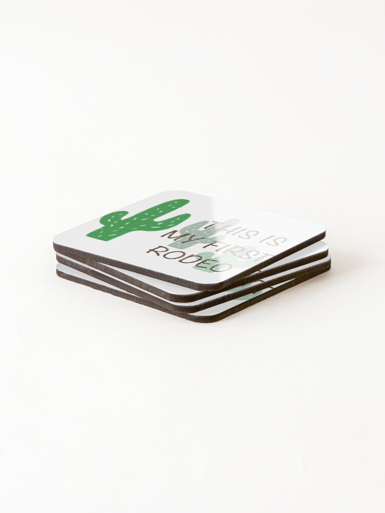 Thumbnail 4 of 5, Coasters (Set of 4), First Rodeo designed and sold by thelittleforest.
