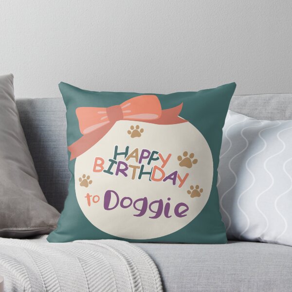 Item preview, Happy Birthday To Doggie designed and sold by AlginaPugachova.