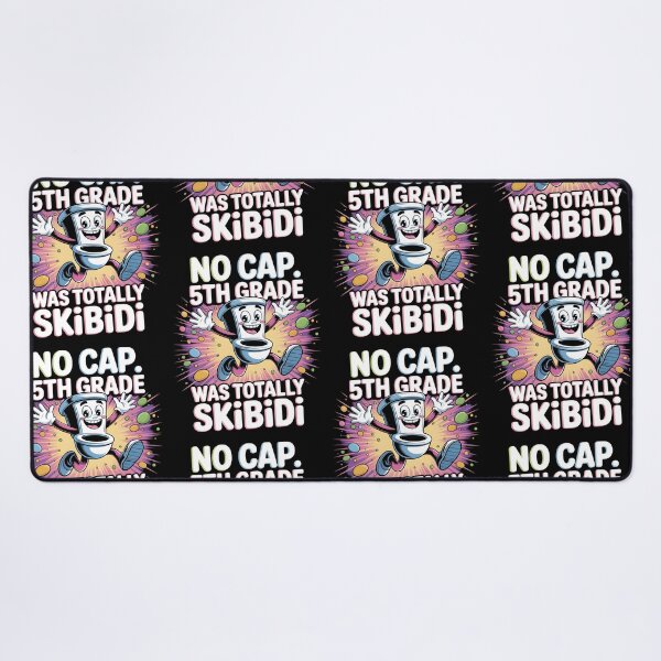 Item preview, No Cap 5th Grade Was Totally Skibidi designed and sold by AniArtPL.
