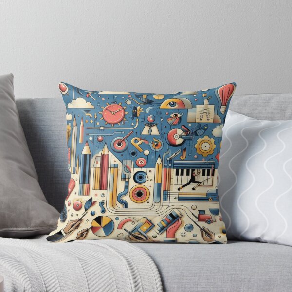 Item preview, "Modern Cubist Energy – Fernand Léger Inspired Art" designed and sold by TwoDotsStudio.