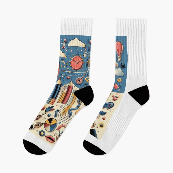 Item preview, "Modern Cubist Energy – Fernand Léger Inspired Art" designed and sold by TwoDotsStudio.