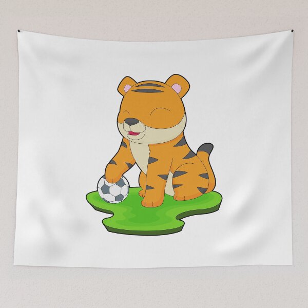 Item preview, Tiger Soccer player Soccer designed and sold by Snabdesign84.