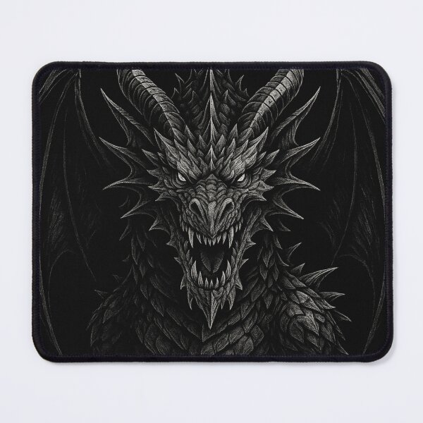 Item preview, Wrath of the Abyss Dragon – Fierce Fantasy Beast Head-On designed and sold by Kowalsky88.