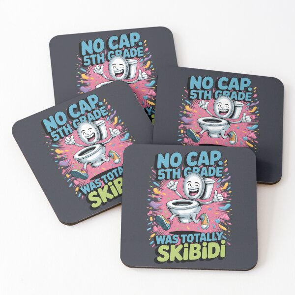 Item preview, No Cap 5th Grade Was Totally Skibidi designed and sold by AniArtPL.