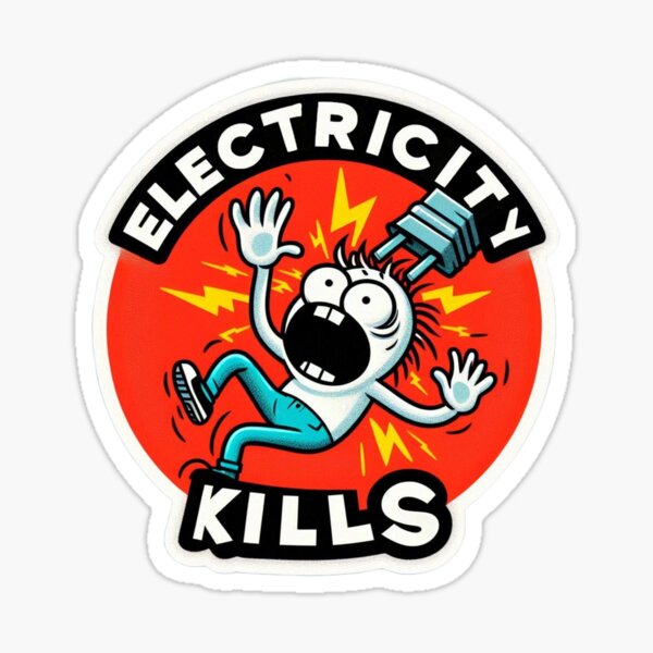 Item preview, Electricity Kills  designed and sold by tacoDaBomb.