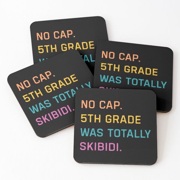 Item preview,  No Cap 5th Grade Was Totally Skibidi designed and sold by AniArtPL.