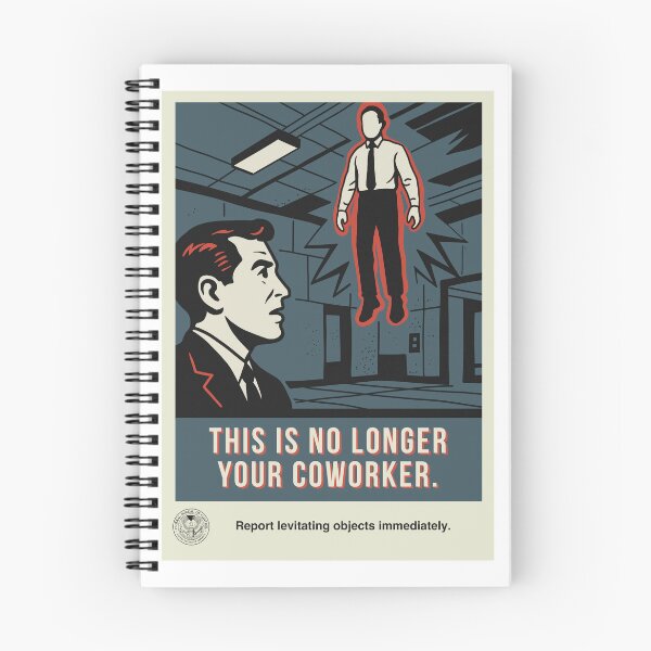 Item preview, Federal Bureau of Control „Levitating objects’ poster designed and sold by Deepwood.