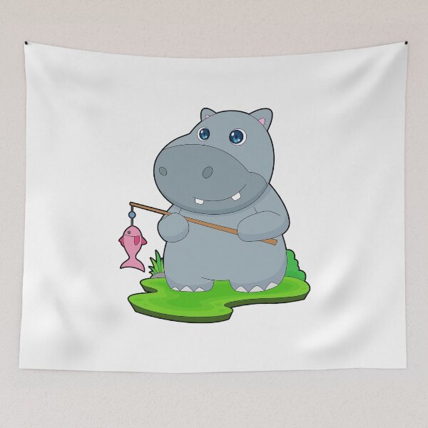 Item preview, Hippo Fisher Fish Fishing designed and sold by Snabdesign84.