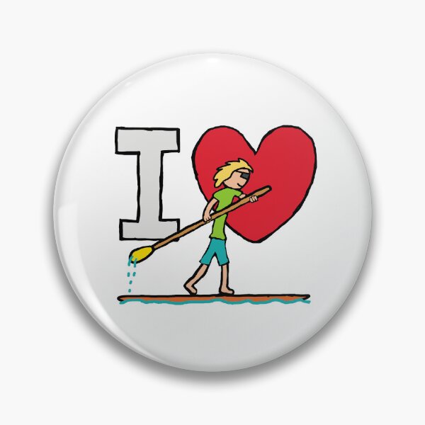 Item preview, I Love Paddleboarding designed and sold by Mark-Ewbie.