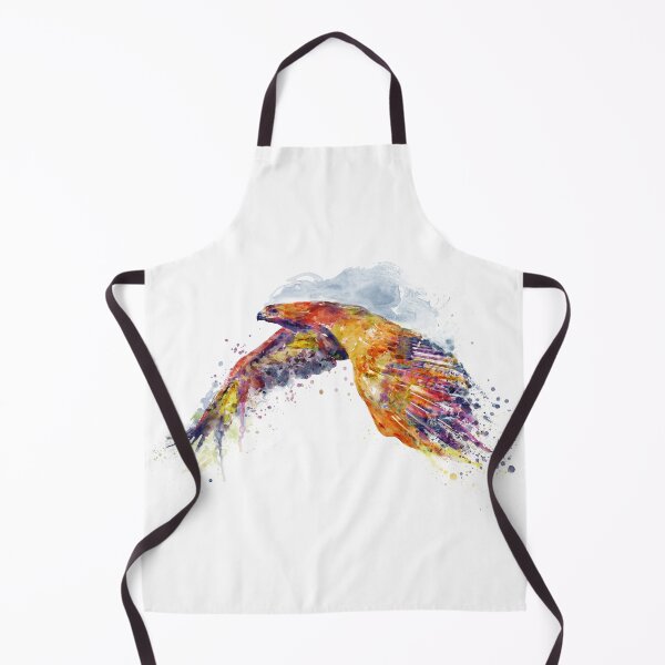 Item preview, Flying Red-Tailed Hawk Watercolor designed and sold by caracatita75.