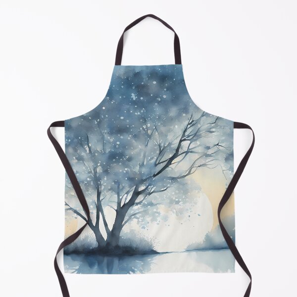 Item preview, Large Blue Silhouette Tree designed and sold by CalmnessbyChoice.