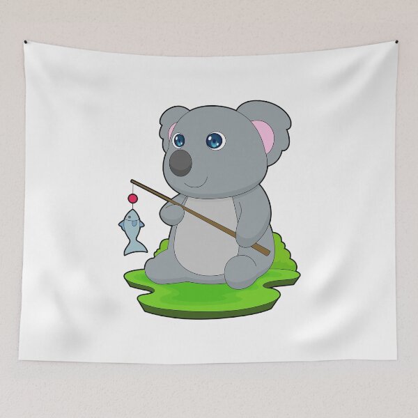 Item preview, Koala Angler Fish Fishing designed and sold by Snabdesign84.