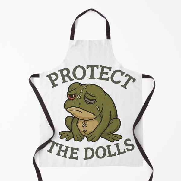Item preview, Sad Stitched Frog - Protect the Dolls designed and sold by sabily.