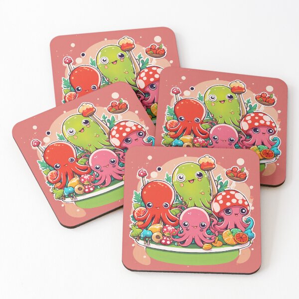 Item preview, Delicious cracy Octopus Monster`s designed and sold by Vj-Sets-Shop.