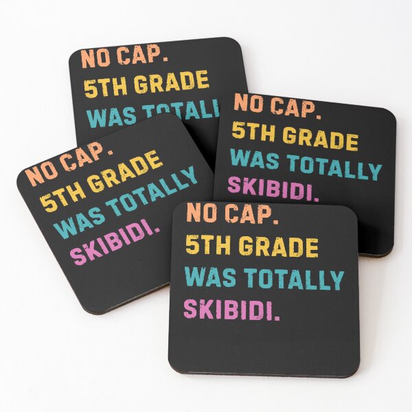 Item preview, No Cap 5th Grade Was Totally Skibidi designed and sold by AniArtPL.