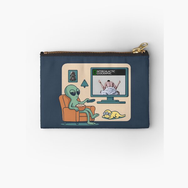 Item preview, Funny Alien Watching Human Mating Program designed and sold by Art Happens.