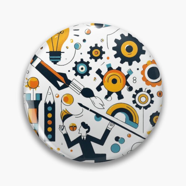 Item preview, "Bold Cubist Composition – Fernand Léger Inspired Art" designed and sold by TwoDotsStudio.