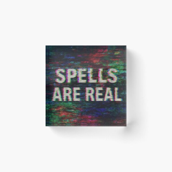 Item preview, Spells Are Real – Glitchcore Signal Ritual designed and sold by Counter Signal.