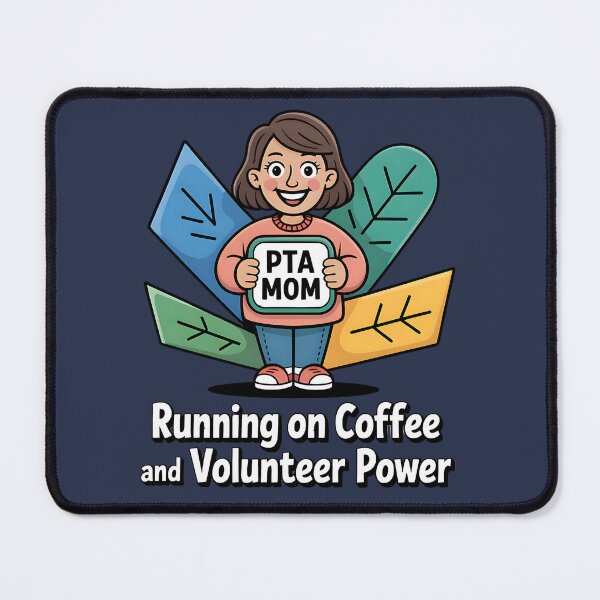 Item preview, PTA Mom Advocacy Coffee Lover And Volunteer Power designed and sold by SurrealArtSzysz.