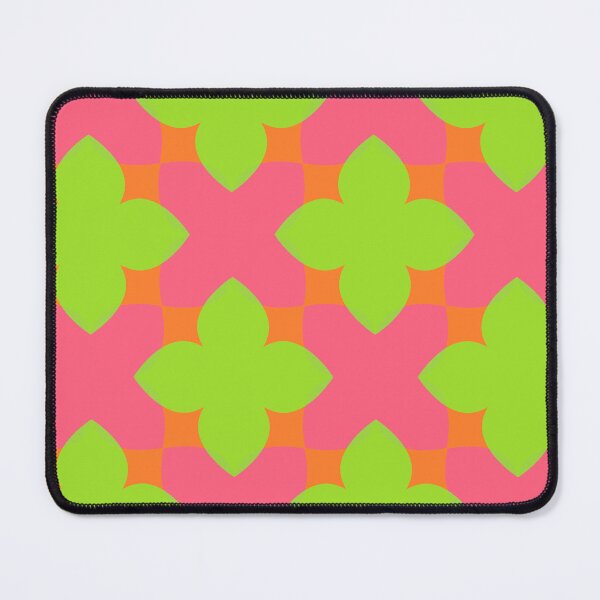 Item preview, Retro Green-Pink Flowers Pattern designed and sold by kornerupine.